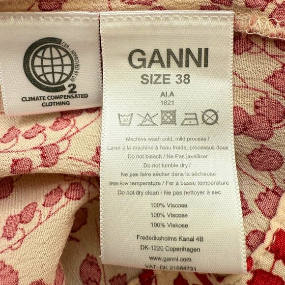 Ganni Wrap Dress - Size 38/US 6 - Picture 7 of 7